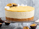 Passion Fruit Mousse Cake (Vegan)