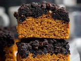 Pumpkin Chocolate Crumb Cake (vegan)