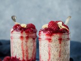 Raspberry Almond Overnight Oats & The Lowdown On Fibre