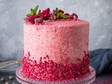 Raspberry, Coconut And Lemon Layer Cake