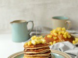 Refined Sugar-Free Oatmeal Spelt Pancakes With Cinnamon Apples & January 2016 Degustabox Review