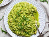 Rocket Pesto Risotto (Vegan)