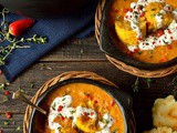 Spiced Yellow Split Pea And Sweetcorn Soup With Cheesy Arepas