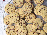 Vegan Cranberry Orange Shortbread