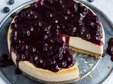 Vegan Lemon Blueberry Cheesecake