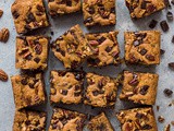 Vegan Peanut Butter Chocolate Chip Pecan Bars