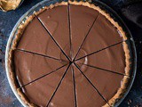 Vegan Peanut Butter Chocolate Tart