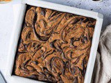 Vegan Peanut Butter Swirl Brownies