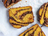 Vegan Pumpkin Pecan Babka