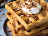 Vegan Pumpkin Waffles