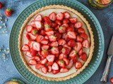 Vegan Strawberry Tart With Coconut Pastry Cream