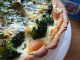 Salmon and Broccoli Quiche