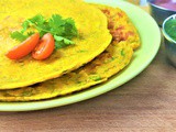 Besan Cheela or Chilla | Vegan Chickpea Flour Omelette