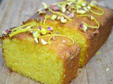 Tea Time Lemon Lavender Polenta Cake