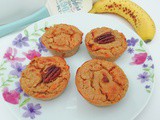 Banana bread carrot cake muffin mashup