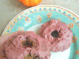 Chocolate frosted pumpkin protein donuts