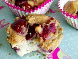 Healthier cherry bakewell buns 2 ways- paleo or wholegrain
