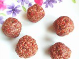 Nut free, berry bliss balls