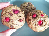 Peanut butter berry cookies