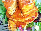 Savoury squash/pumpkin pancakes