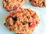 Spiced chocolate goji berry workout scones