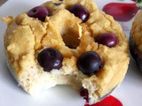 Sugar free low carb blueberry lemon donuts