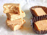 Sugar free salted caramel cashew fudge