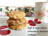 Super cheap & soft cinnamon banana cookies