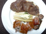 Lengua, Cochinillo, Callos and Canonigo at the Alba Restaurante Espanol's Daily Lunch and Dinner Buffet