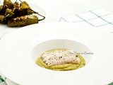 Branzino con Crema di Friggitelli