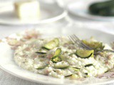 Risotto con pancetta, zucchine e taleggio