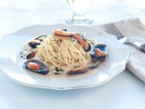 Spaghetti con Fagioli Cannellini e Cozze