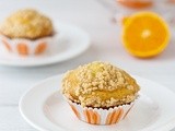 Orange Chia Seed Streusel Muffins