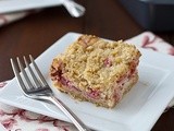 Rhubarb Cheesecake Bars