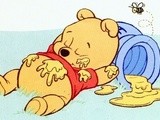 Focaccia dolce di Winnie the Pooh con salsa gianduia