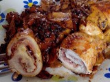 Involtini di tacchino con funghi saporiti