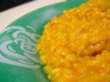 Risotto alla zucca, provola affumicata e scorzette d'arancia