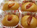 Besan Khoya Ladoo Recipe How to make Besan Khoya Ladoo