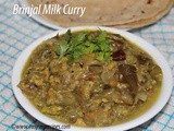 Brinjal Milk Curry Recipe How to make Brinjal Milk Curry