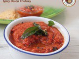 Erragadda Karam Recipe | How to make Spicy Onion Chutney | (Side dish for idli, dosa)