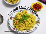 Foxtail Millet Upma Recipe How to make Foxtail Millet Upma