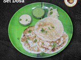 Instant Set Dosa Recipe | How to make Instant Set Dosa Recipe | No ferment Sponge Dosa