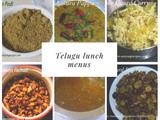 Telugu Lunch Menu