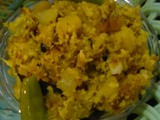 Squash/Papaya Kurani with grated Coconut