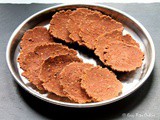 Baked Roasted Red Rice Flour Nippattu With Oats