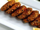 Black Eyed Bean Kebabs With Mint Yogurt Dip