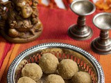 Tambittu Unde (Roasted Gram Dry Copra Ladoo)