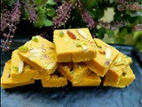 Besan Burfi 2 ways