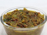 Chana lauki sabzi /bottle gourd vegetable / black chana lauki