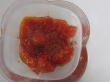 Cherry tomato compote